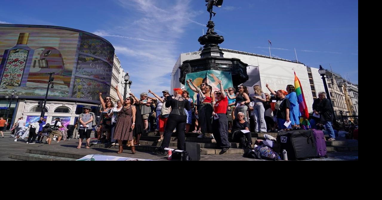 Activists in Europe mark the anniversary of Mahsa Amini's death in police custody in Iran