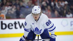 Leafs winger William Nylander misses Game 1 against Bruins with undisclosed injury