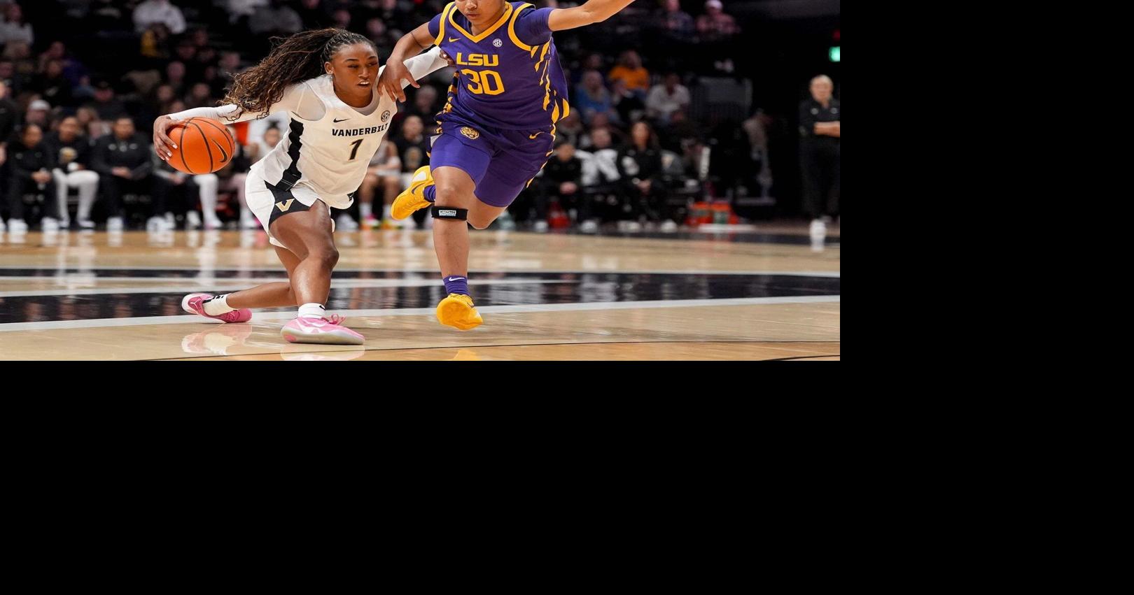 No. 12 Vanderbilt women remain undefeated knocking off No. 5 LSU 65-61
