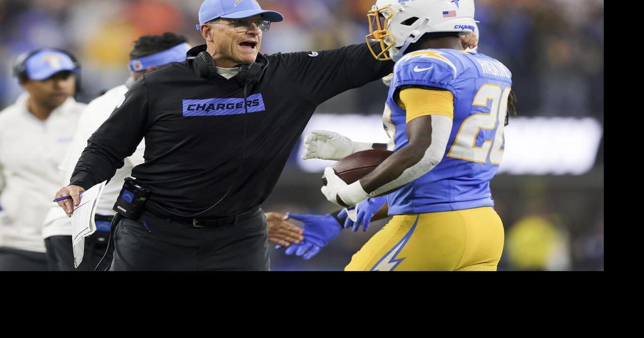 Harbaugh, Chargers taking business-as-usual approach with 5th seed in AFC still up for grabs