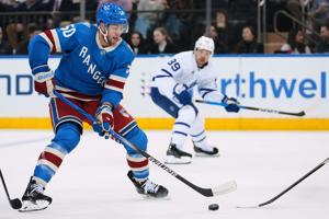 NHL scores: Lafreniere sparks a long-awaited home breakthrough as the Rangers rout the Leafs 6-2