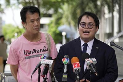 Thai appeals court finds 5 activists guilty of trying to block royal motorcade in 2020
