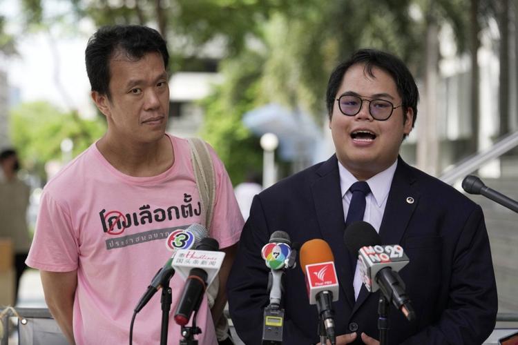 Thai appeals court finds 5 activists guilty of trying to block royal motorcade in 2020