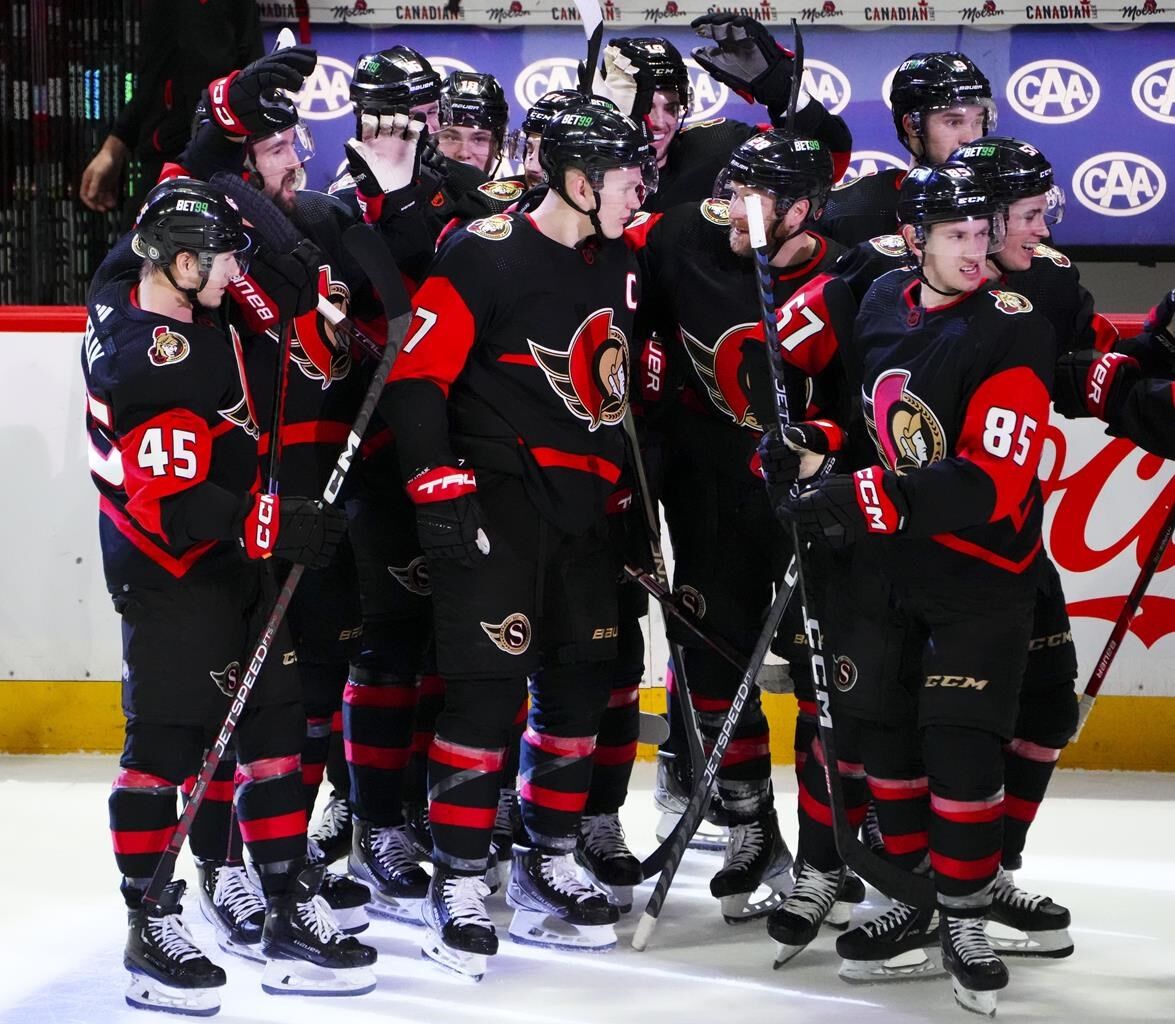 Brady Tkachuk Ottawa Senators Captain Puck