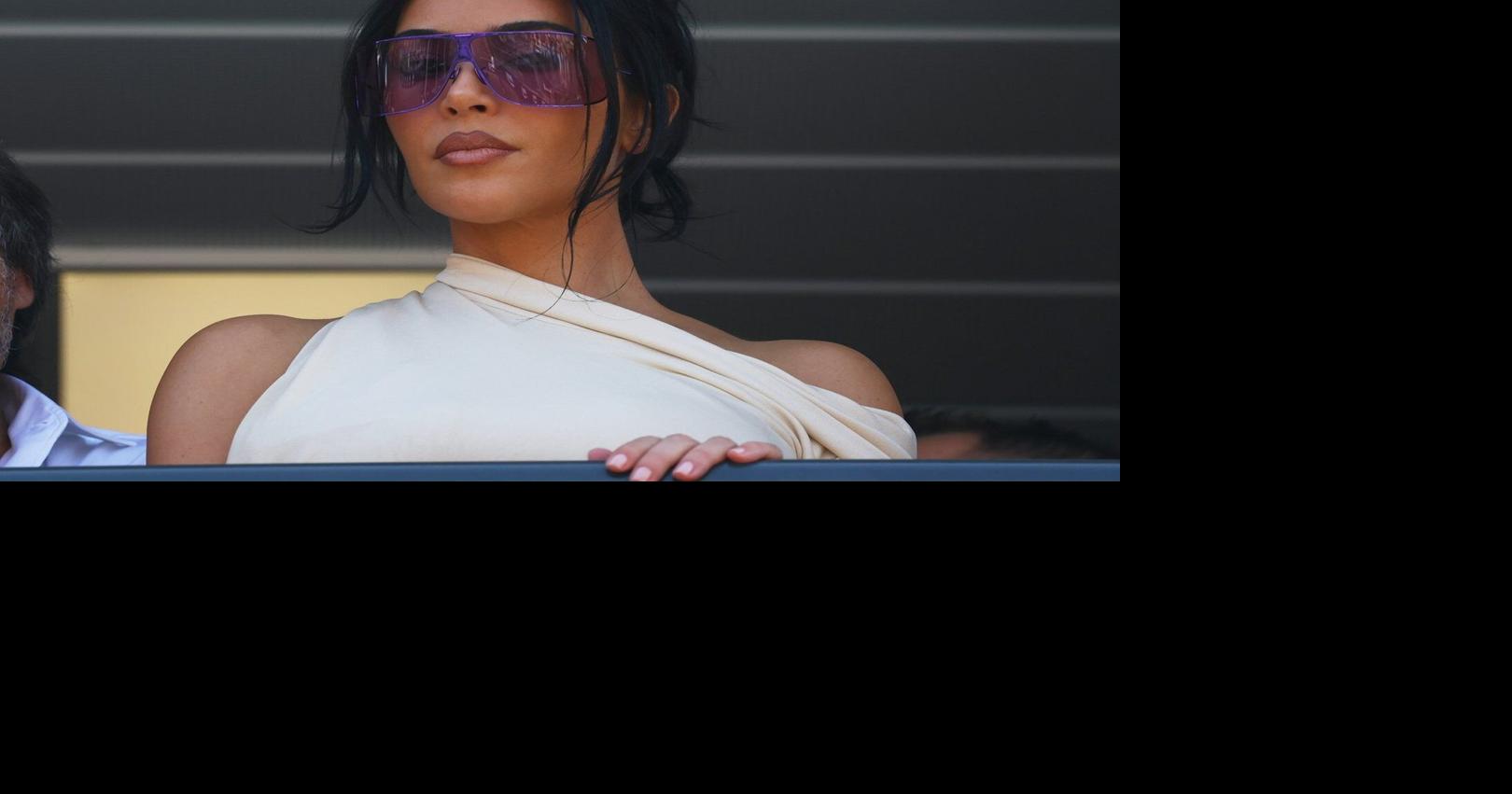 Kim Kardashian watches Lewis Hamilton claim 2nd place at the Monaco Grand Prix