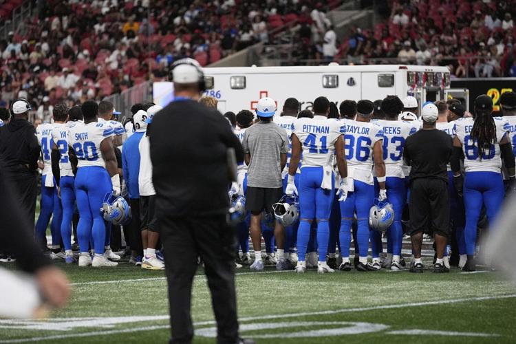 Detroit Lions #39 Morice Norris injury raises memories of similar recent