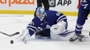 Joseph Woll gets the call to start in Maple Leafs net against Connor Bedard and the Blackhawks