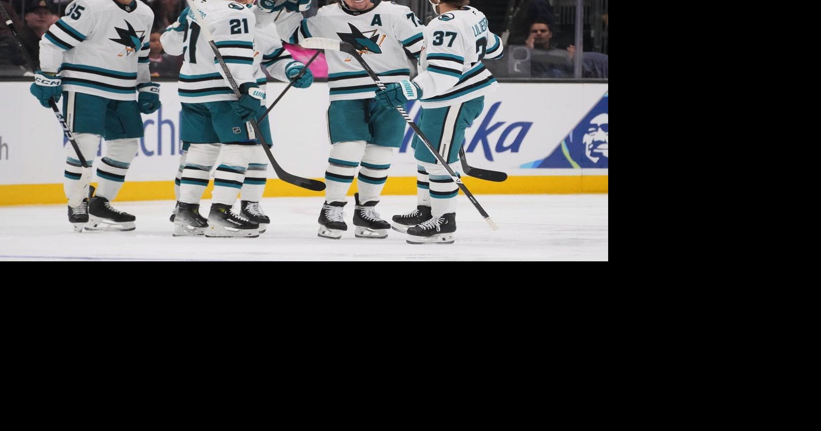 Big nights for Toffoli, Smith and Celebrini send Sharks to 6-3 win over Mammoth