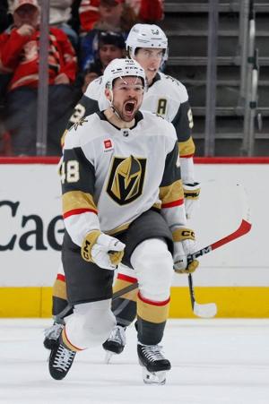 NHL scores: Hertl’s late power-play winner in OT caps Golden Knights’ rally past Red Wings