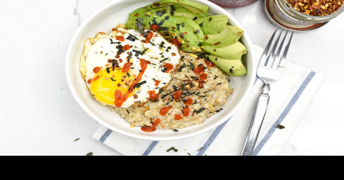 Southwest-Inspired Savory Steel Cut Oatmeal Bowl - Nutrition Happens