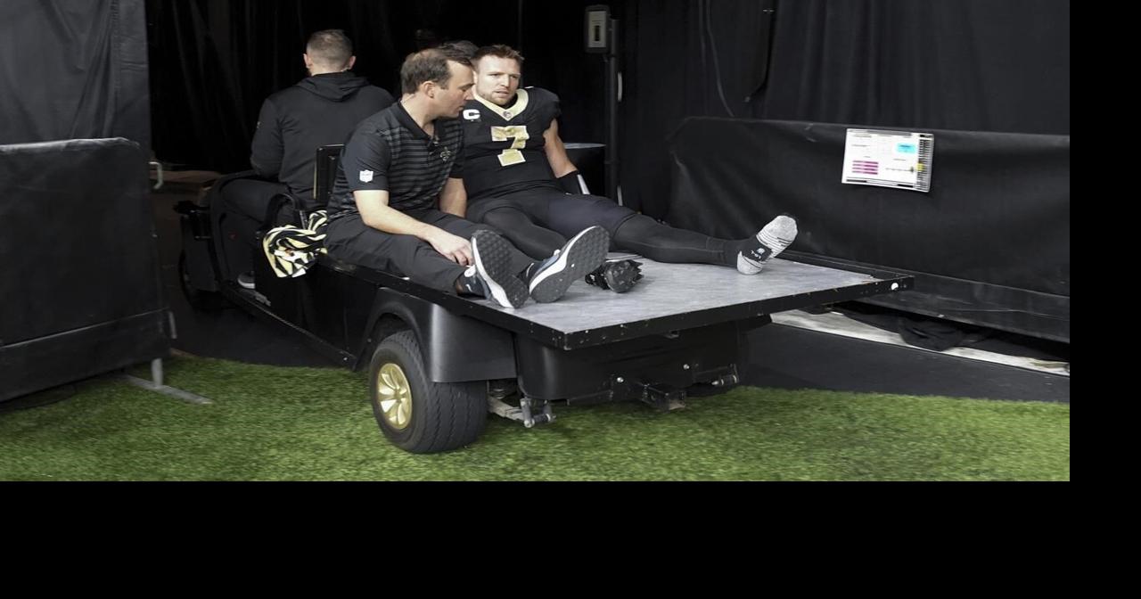 Saints lose Taysom Hill for the final minutes of a loss to the Rams -- and perhaps longer