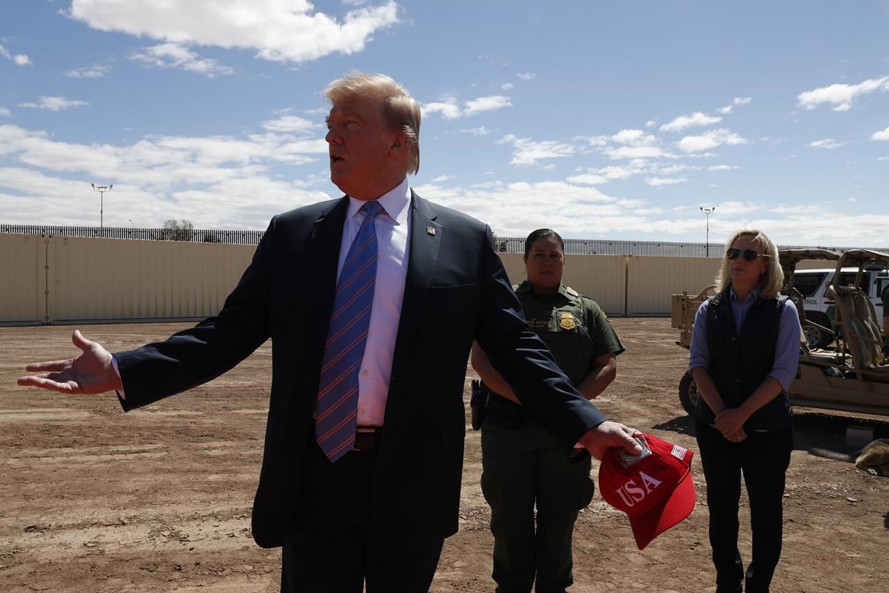 Trump Picks Up The Endorsement Of Texas Gov. Greg Abbott During A Visit ...