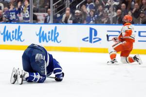 Season-ending hit on Auston Matthews proves one thing: When the going gets tough, the Maple Leafs are nowhere to be found