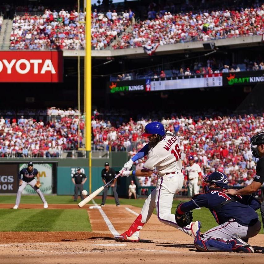 Marsh Madness! Phillies beat Braves 8-3 in Game 4, into NLCS –