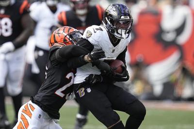 Bateman, Hill ruled out for Ravens against Cincinnati