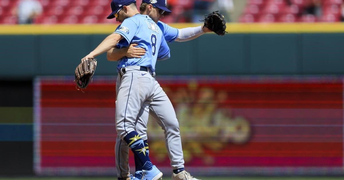 Díaz HR sparks 6-run 1st, Rays beat Reds 8-0 for 16-3 start