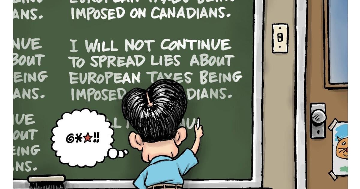 Theo Moudakis: In this Theo Moudakis cartoon, a young Pierre Poilievre learns a lesson about telling lies - Toronto Star