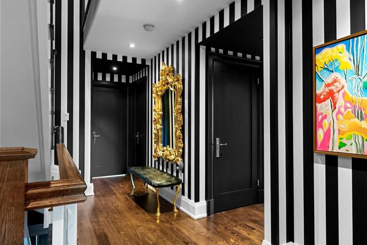 Inside the dream home: Bold design layers black on black