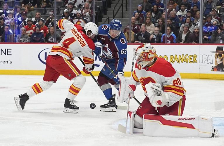 Sharangovich scores shootout winner as Flames rally to beat Avalanche 3-2