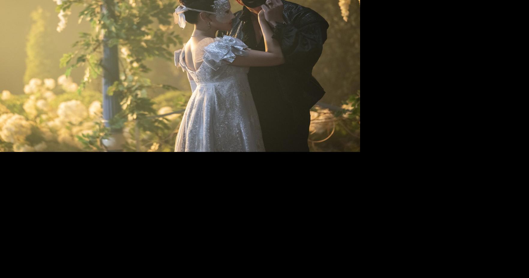 I visited the 'Bridgerton' set with season 4's hot new couple, Luke Thompson and Yerin Ha