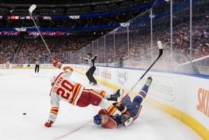 Draisaitl scores in OT as Oilers trip Flames 3-2