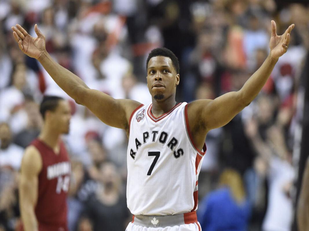 Joe Carter and Kyle Lowry had a chat about championships in