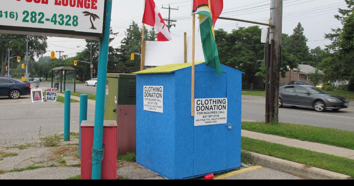 The Fixer Clothing donation boxes not so charitable