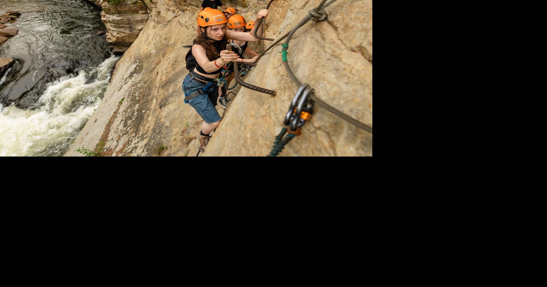 To confront my fear of heights, I crossed a chasm on a cable