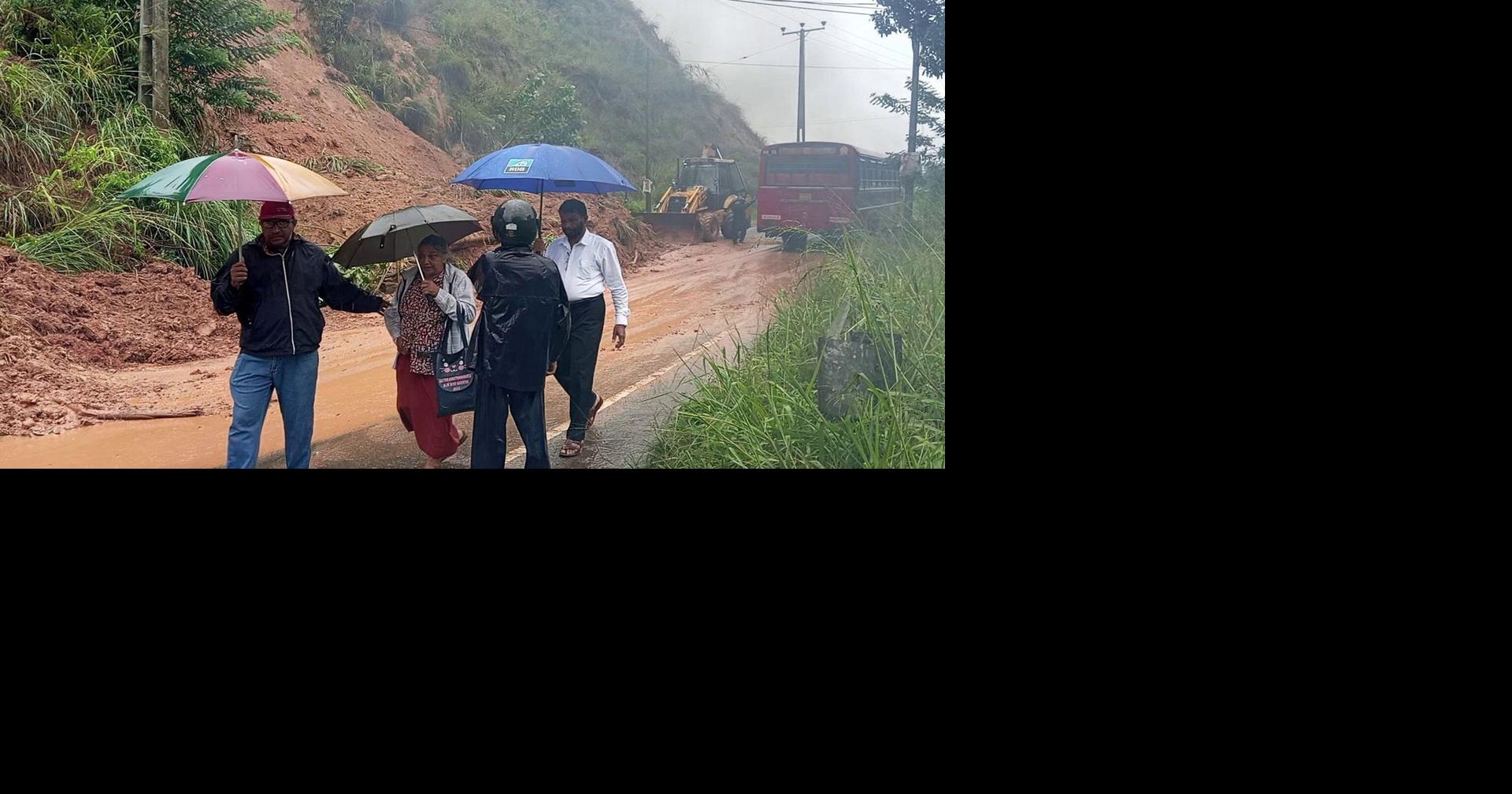 Sri Lanka closes offices and schools as death toll from landslides and floods rises to 56