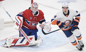 Monahan scores twice, Canadiens hang on for 4-3 win vs. Islanders in Roy's homecoming