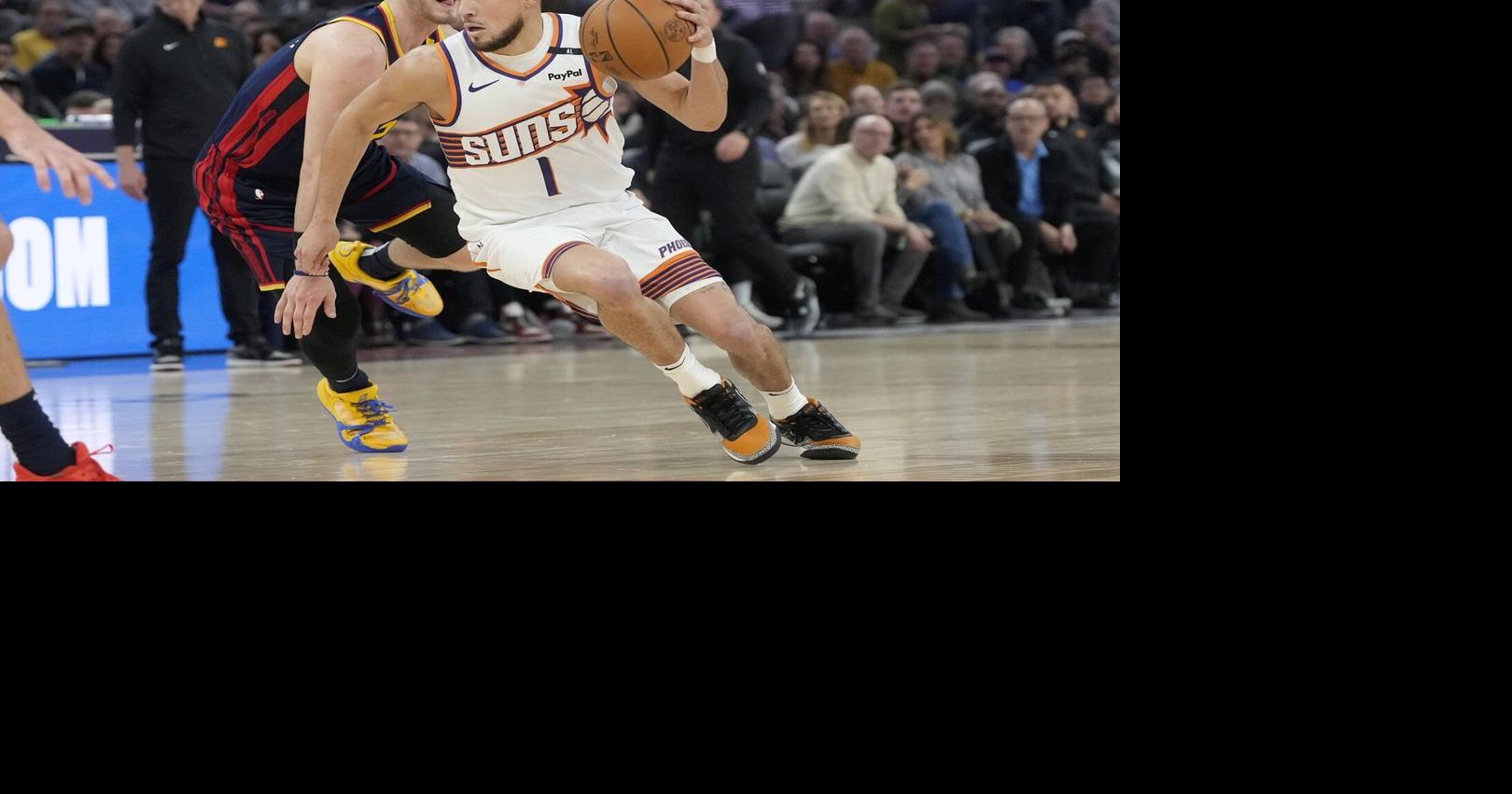 Devin Booker scores 31 points as Suns run away from Warriors for 130-105 win
