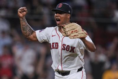 Bello strikes out 10 in complete-game effort as Red Sox beat Rockies 10-2 for 5th straight win
