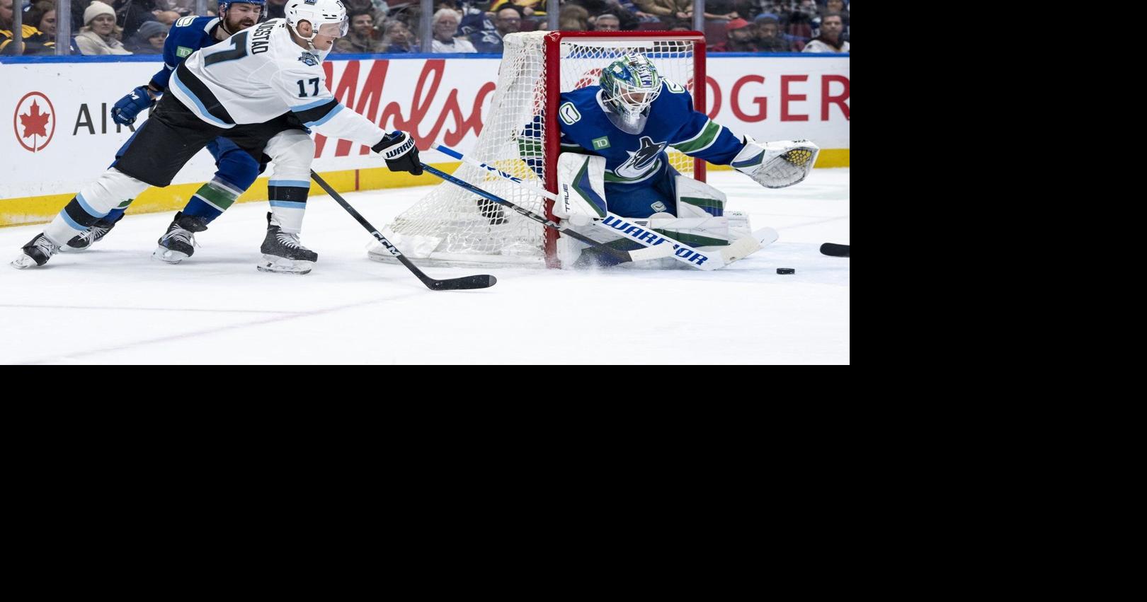 Cooley scores winner as Utah Hockey Club downs Vancouver Canucks 3-1