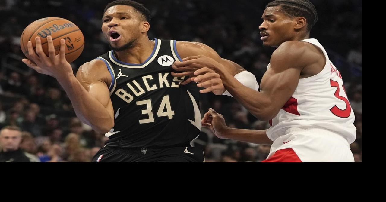 Antetokounmpo scores 23 to lead Bucks past Raptors 99-85 in matchup of NBA's worst