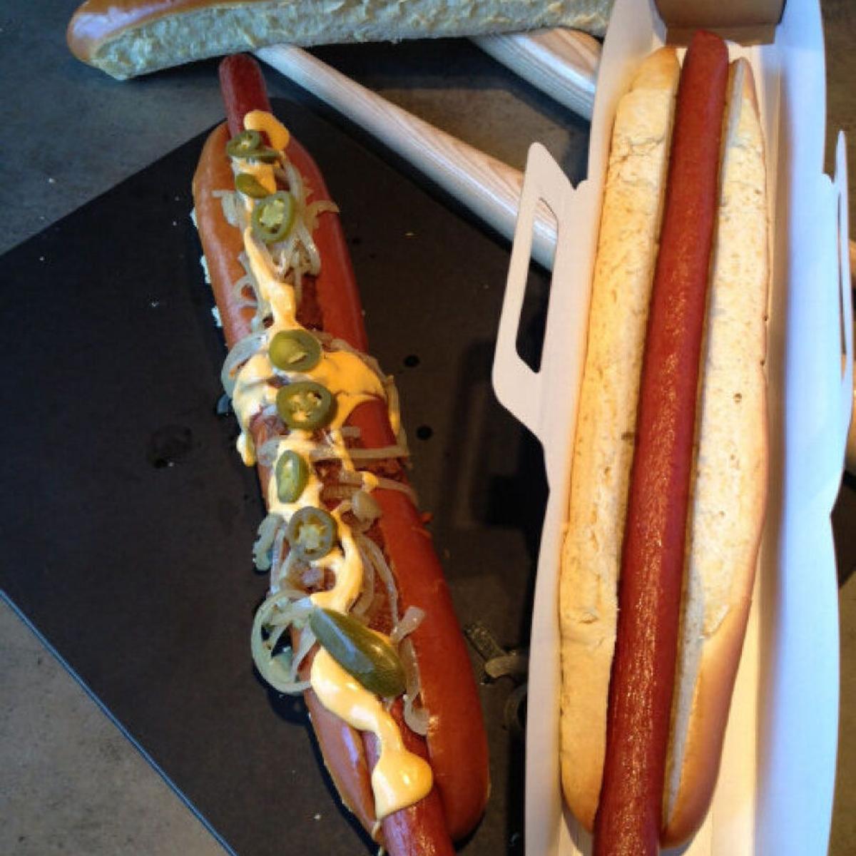texas rangers boomstick hot dog