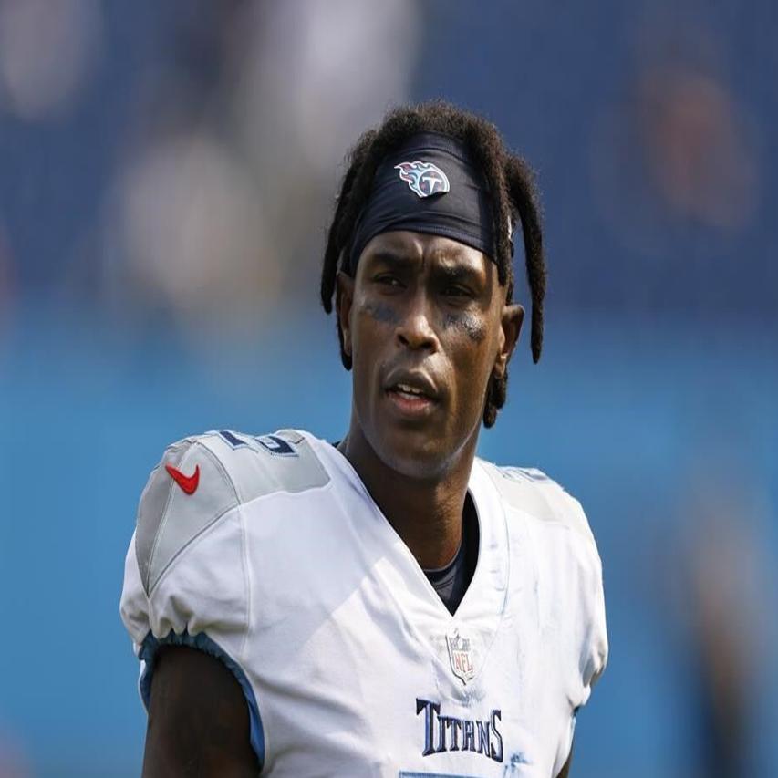 Julio Jones gets his brand New Jersey number with Tennessee Titans