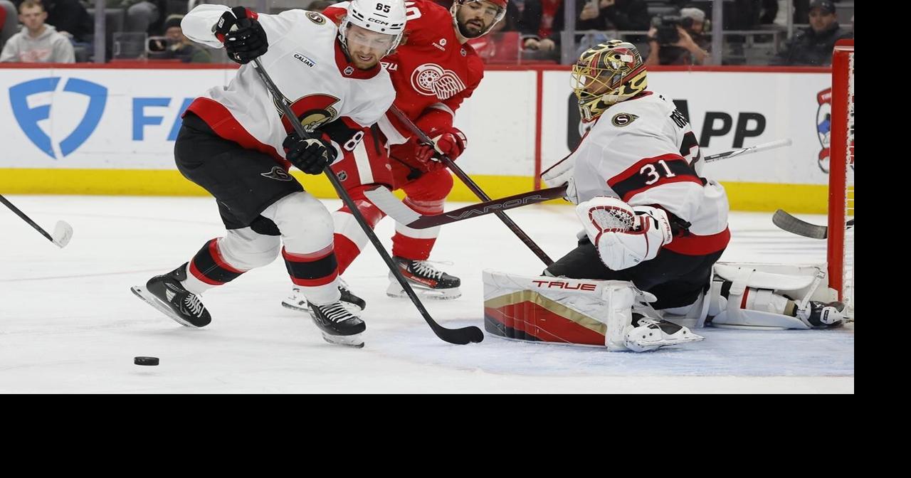 Kane's power-play goal in OT lifts hot Wings past Senators 3-2