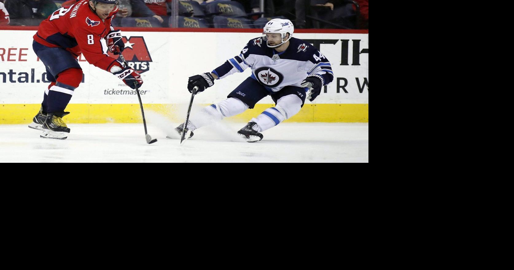 Jets set to host Capitals as Ovechkin's pursuit of Gretzky's goal mark continues