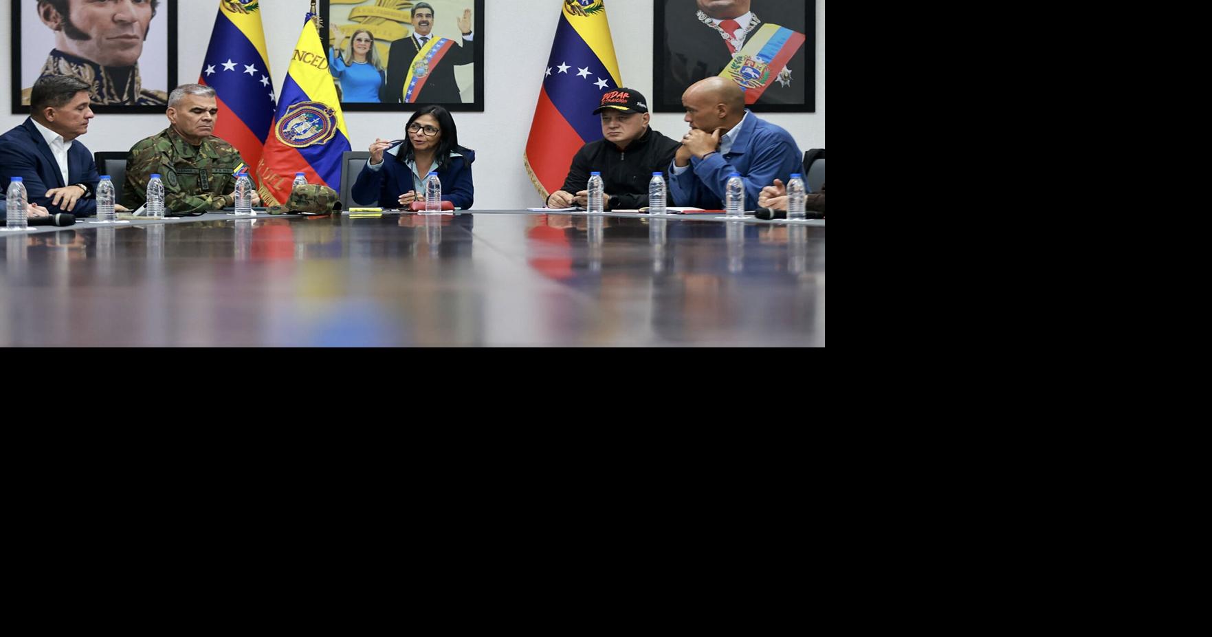 “If they don’t behave, we will do a second strike,” Trump said, referring to the weekend military operation to capture Nicolas Maduro.