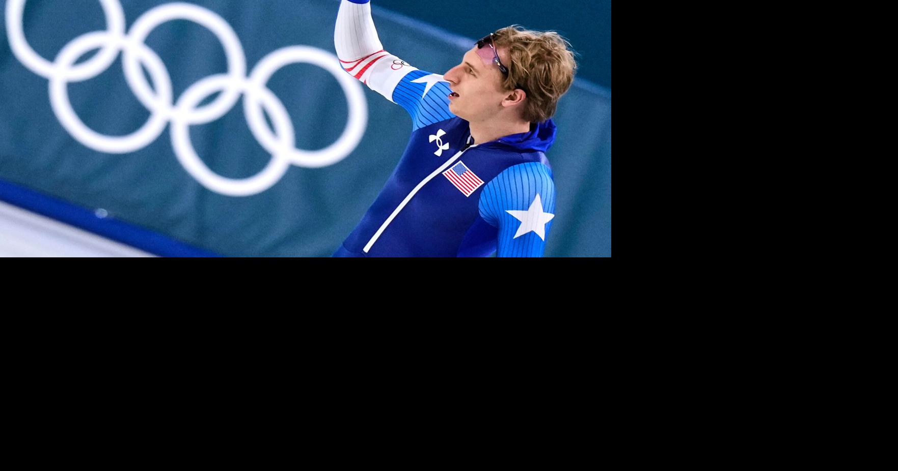 Jordan Stolz began skating on a frozen pond in Wisconsin. He seeks a 3rd Olympic gold Thursday