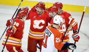 Jonathan Huberdeau off to strong start for Calgary Flames