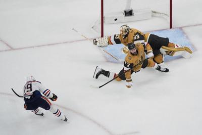 Edmonton Oilers leave Las Vegas with 2-0 lead in series against Golden Knights