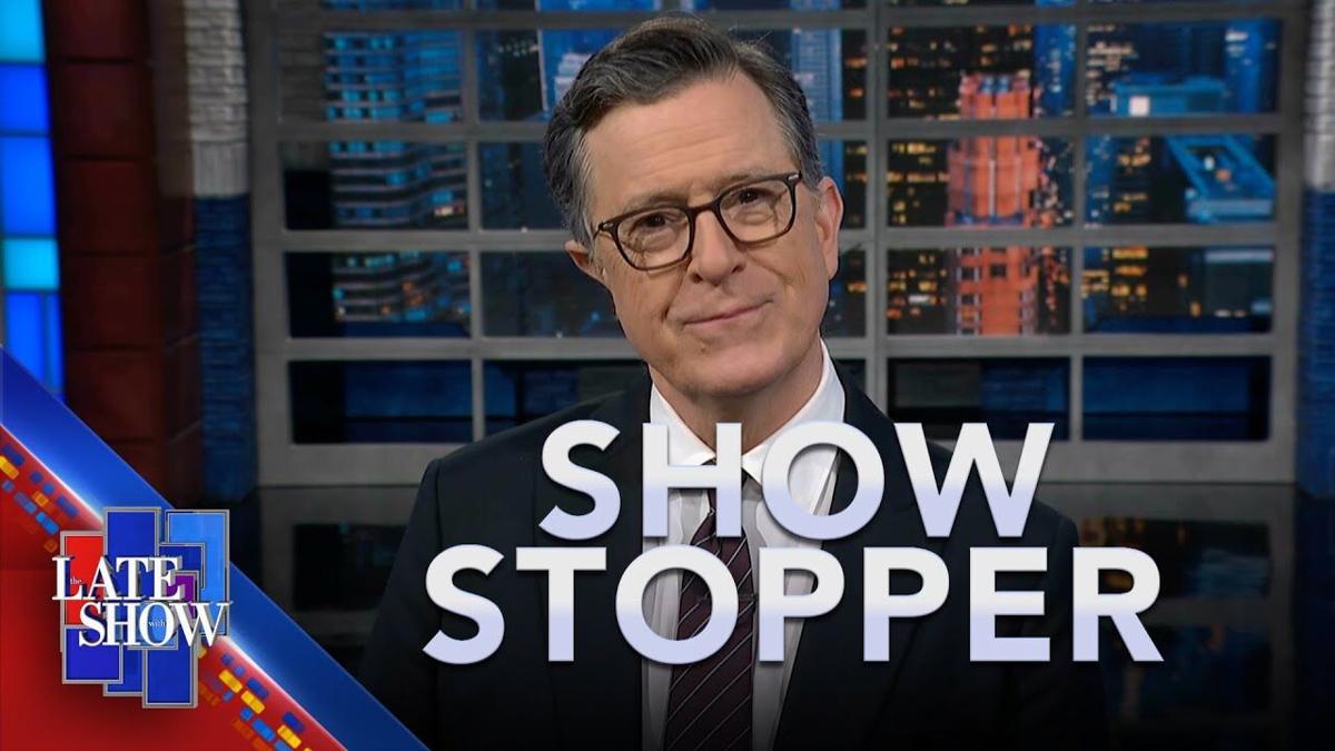Stephen Colbert jokes about Canadian border in Monday's show