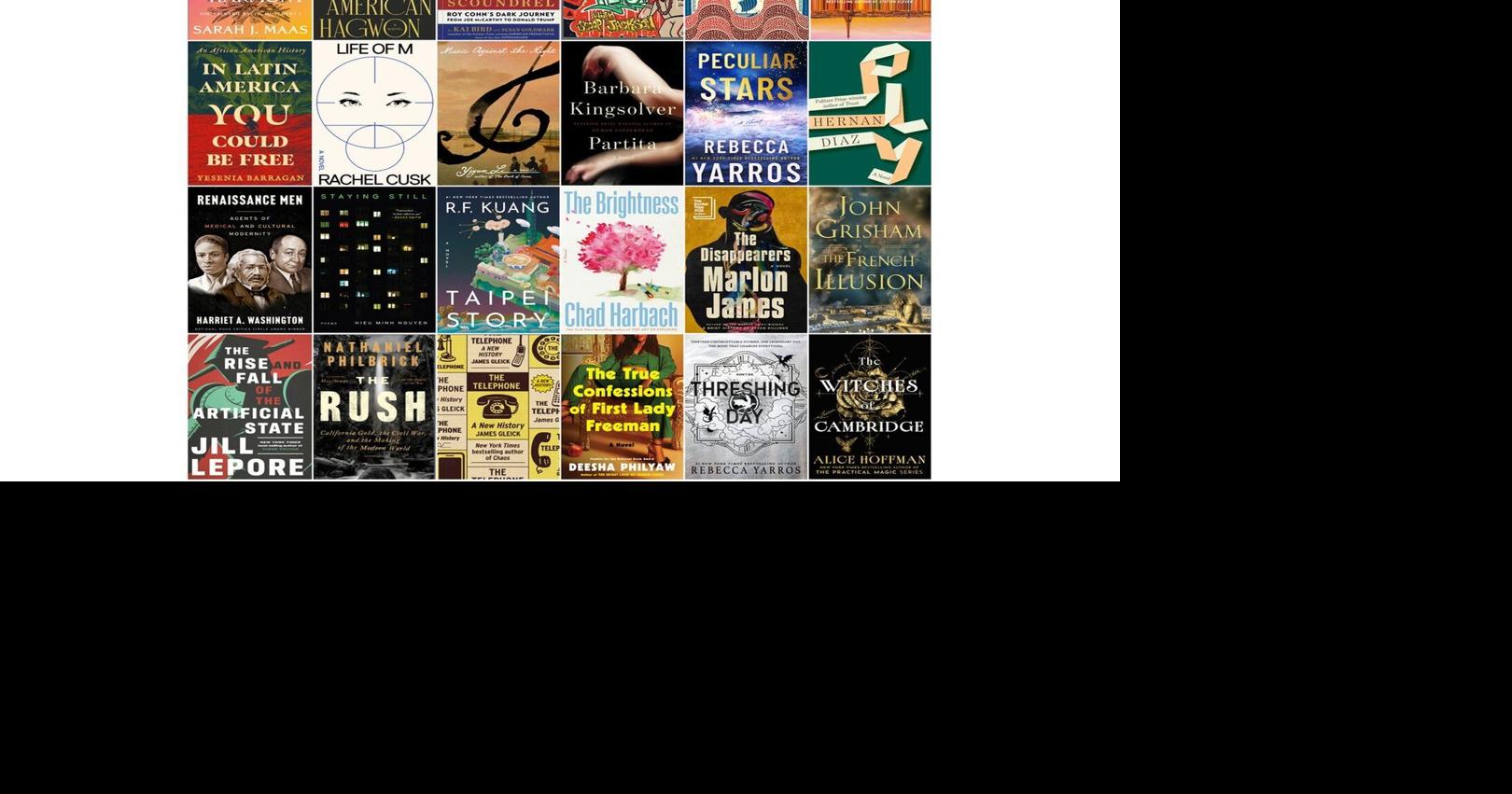 Fall books: Fiction takes the spotlight in bookstores during the midterm season