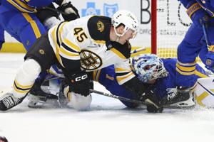 NHL roundup: Thompson, Peterka each net hat tricks as Sabres beat Bruins 7-2