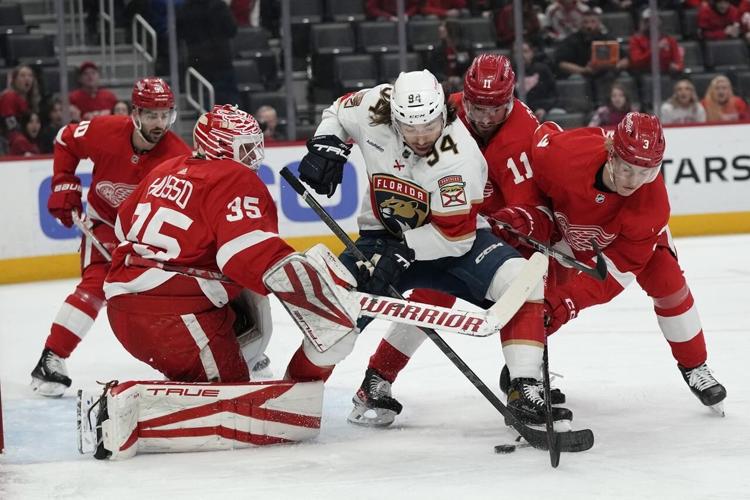 Barkov sets Panthers’ points mark in 5-2 win over Red Wings