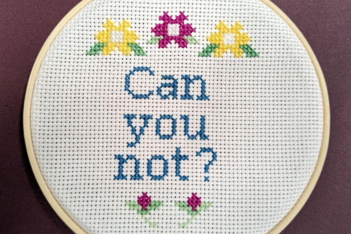 This Toronto librarian started a rude cross stitching program — and it's full every time