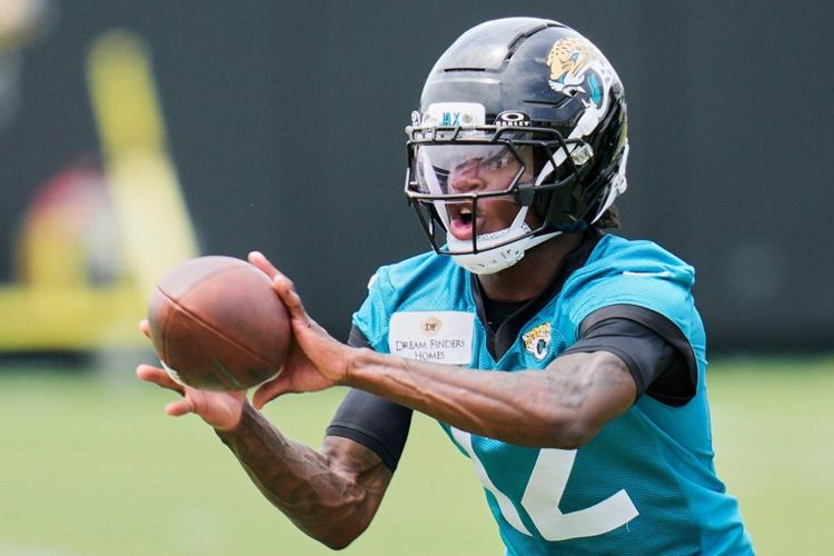 Jaguars rookie Travis Hunter sits out practice 'as a precaution' with an upper-body injury