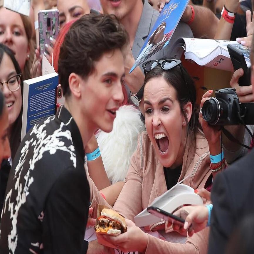 Timothée Chalamet fans cause police to shut down red carpet at