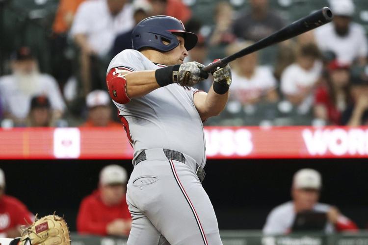 Lowe and Wood hit HRs before Tena scores in 9th to lead Nationals past Orioles 4-3